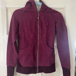 Lululemon hoodie Scuba with full zipper size 4